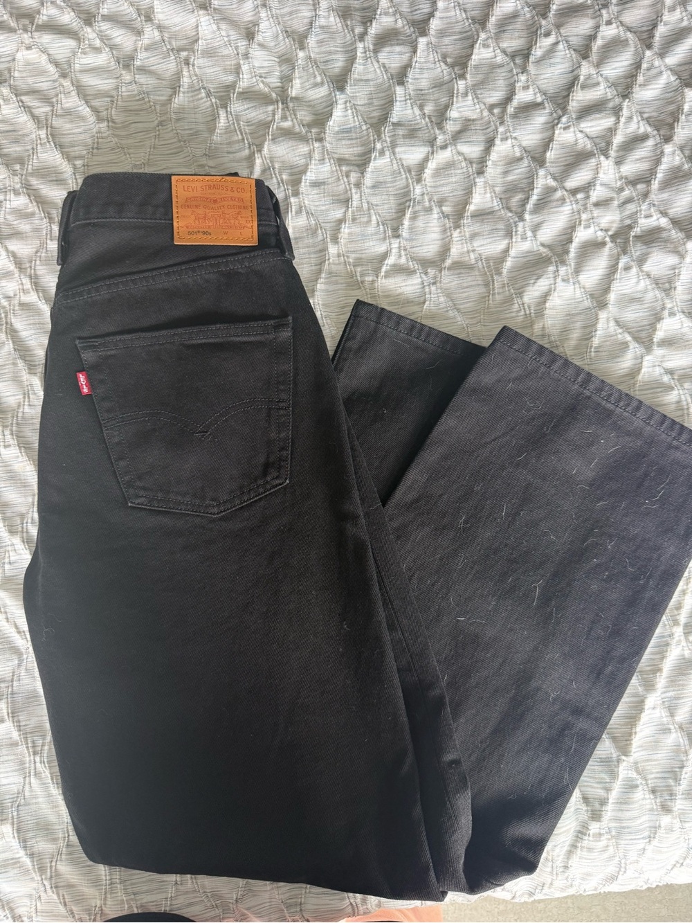 Levi's Black 501 Button-Fly Jeans - Picture 2 of 6